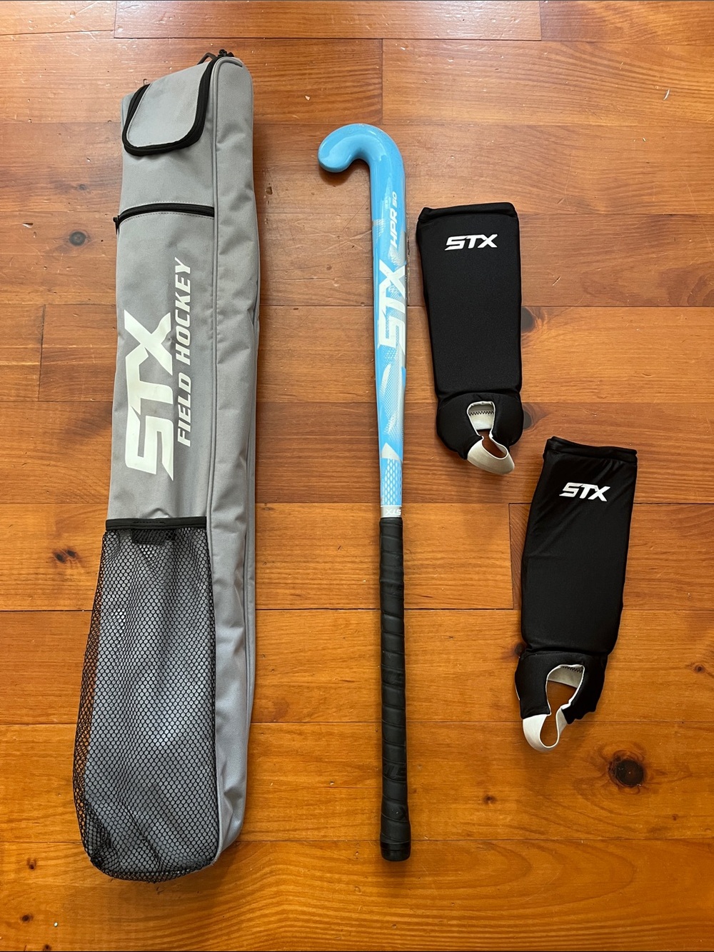 STX Field Hockey Stick and Gear Set - Light Blue- 36” stick